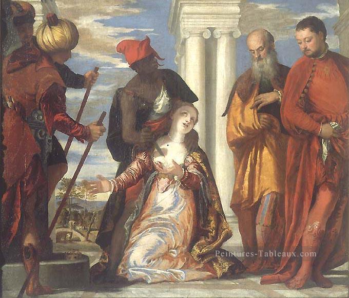 Le Martyre de Sainte Justine Renaissance Paolo Veronese Peintures à l'huile